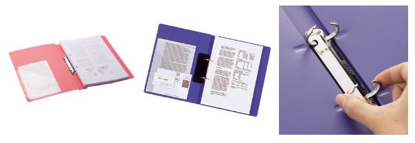 リヒトラブ リングファイル＜カドロック＆ツイストリング＞F-872U-8 (青)B5サイズ(S型）200枚収納 片手で開けるツイストリング