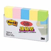 ポストイット強粘着見出しパステルカラー混色5色