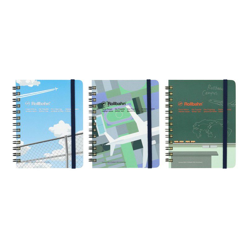 【キャンパス × ロルバーン コラボ】 デルフォニクス ロルバーン Campus×Rollbahn ロルバーンポケット付きメモ M 02T5-8003 メモ 【数量限定】