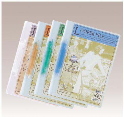 リヒトラブ ルーパーファイル F-3006-5P A4 2穴ファイル 綴じ厚10mmタイプ 5冊入り