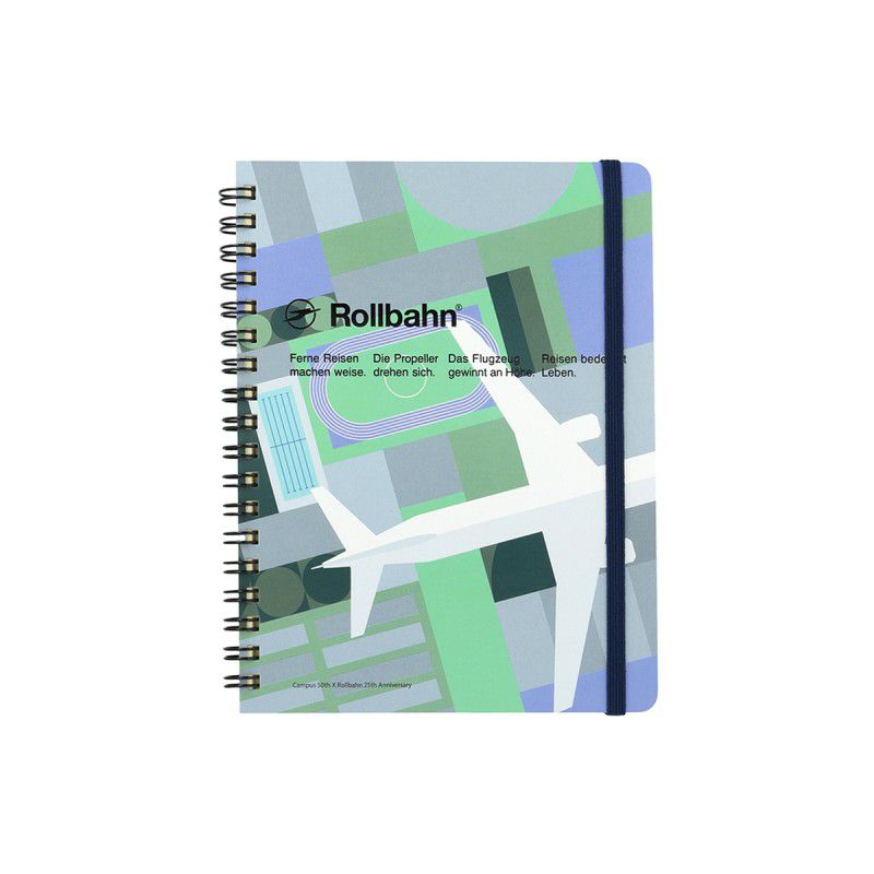 【キャンパス × ロルバーン コラボ】 デルフォニクス ロルバーン Campus×Rollbahn ロルバーンポケット付きメモ L 02T5-8004 メモ 【数量限定】