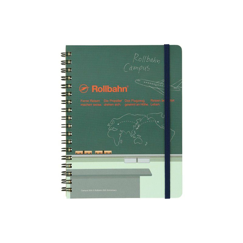 【キャンパス × ロルバーン コラボ】 デルフォニクス ロルバーン Campus×Rollbahn ロルバーンポケット付きメモ L 02T5-8004 メモ 【数量限定】