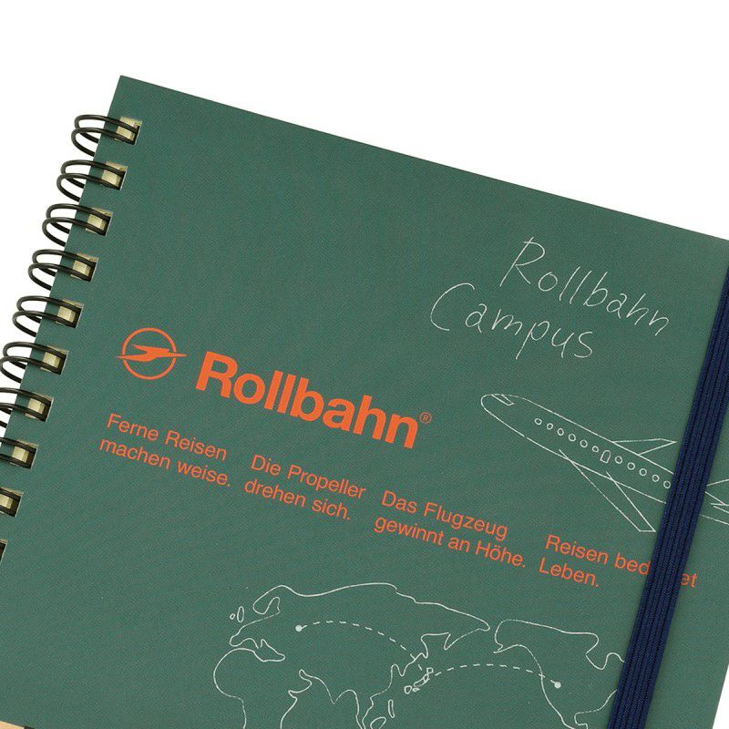 【キャンパス × ロルバーン コラボ】 デルフォニクス ロルバーン Campus×Rollbahn ロルバーンポケット付きメモ L 02T5-8004 メモ 【数量限定】