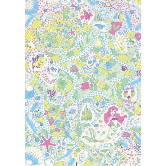 【塗り絵セレクション】ショウワノート 塗り絵セレクション アリエル ディズニー【大人の塗り絵にも】