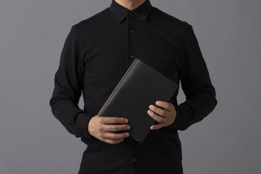 【本格派スムースレザー】 PLOTTER プロッター 5012 6穴リングレザーバインダー リスシオ A5サイズ 77716809 77716810 77716811 77716812 6穴リングレザーバインダー A5 【銀色：シルバーリング】