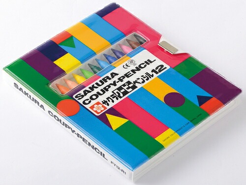 【イベント景品にオススメ】 サクラクレパス クーピー12色ソフトケース FY12-R1