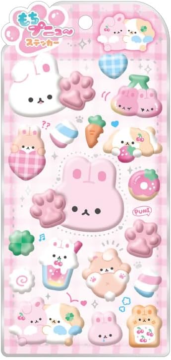 【大人気シールが限定入荷】 クラックス もちプニュー ステッカー うさぎ シール ステッカー 136387 【数量限定】