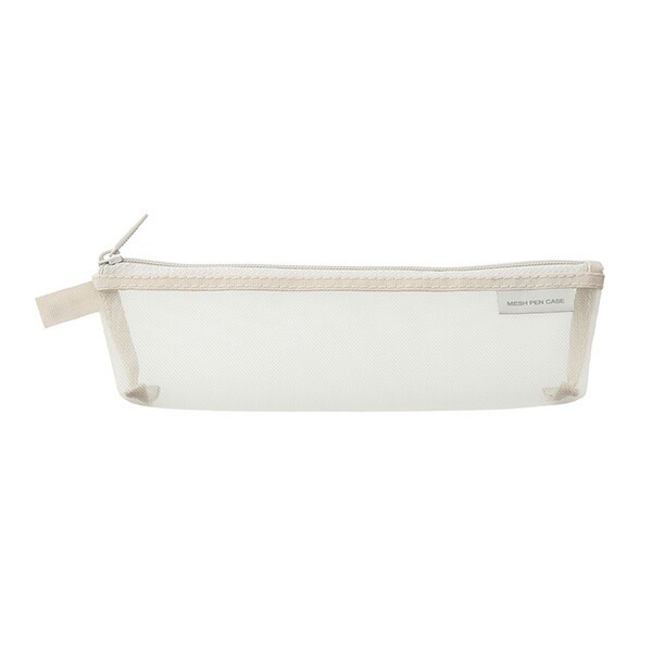 軽くて中身が見やすいミドリメッシュペンケース グレーA41829-006メッシュペンケース数量限定