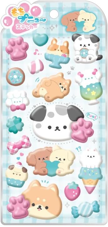 【大人気シールが限定入荷】 クラックス もちプニュー ステッカー いぬ シール ステッカー 136386 【数量限定】