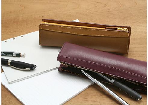 デザインフィルノックス　本革製レザー筆入れ　お祝いやプレゼントに　ピアスペンケースSサイズ　236019 