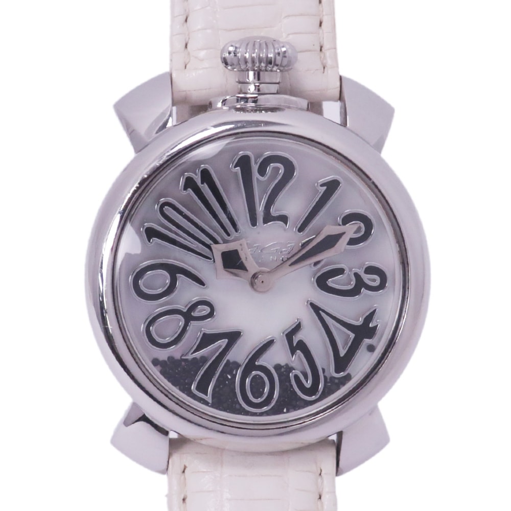 �ڿ���SALE�ۡ�̾��ۡ�GAGA MILANO�ۥ����ߥ�� �ޥ̥�����40mm �ե����ƥ��� 5020.FL.02 ������ʸ���� ���륳�˥� �������� ��� �� �ӻ��ס���š�