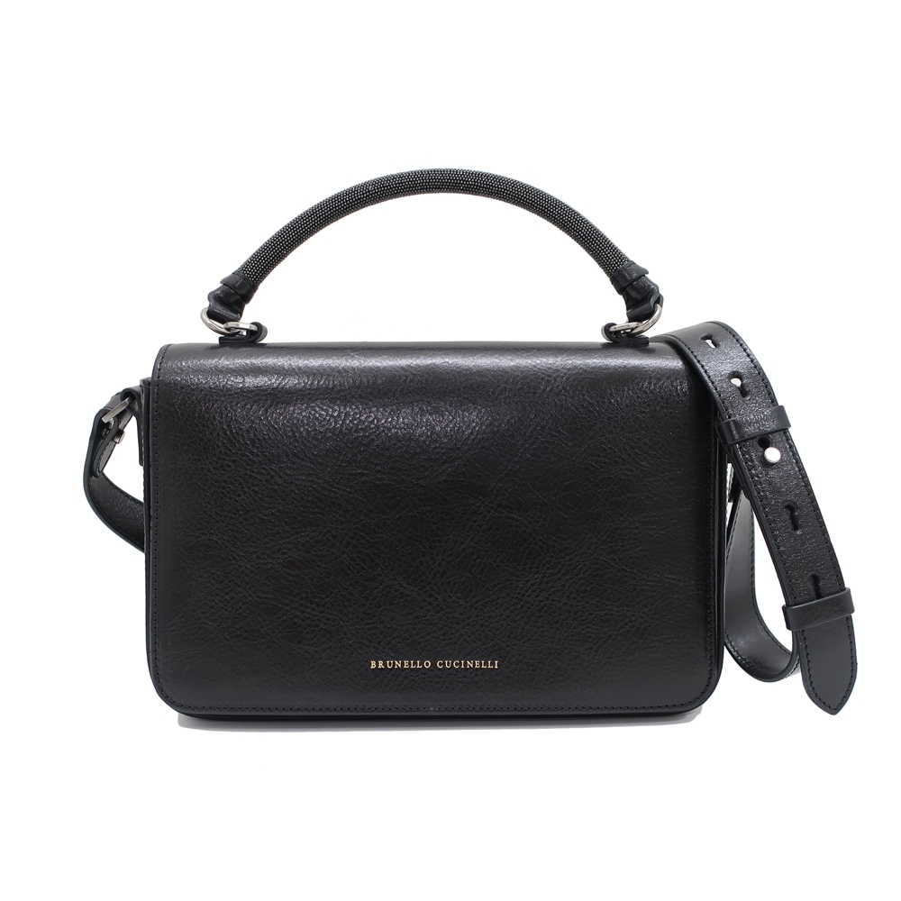ブルネロクチネリ　ハンドバッグ 天白】【還元セール】【BRUNELLO CUCINELLI】ブルネロクチネリ