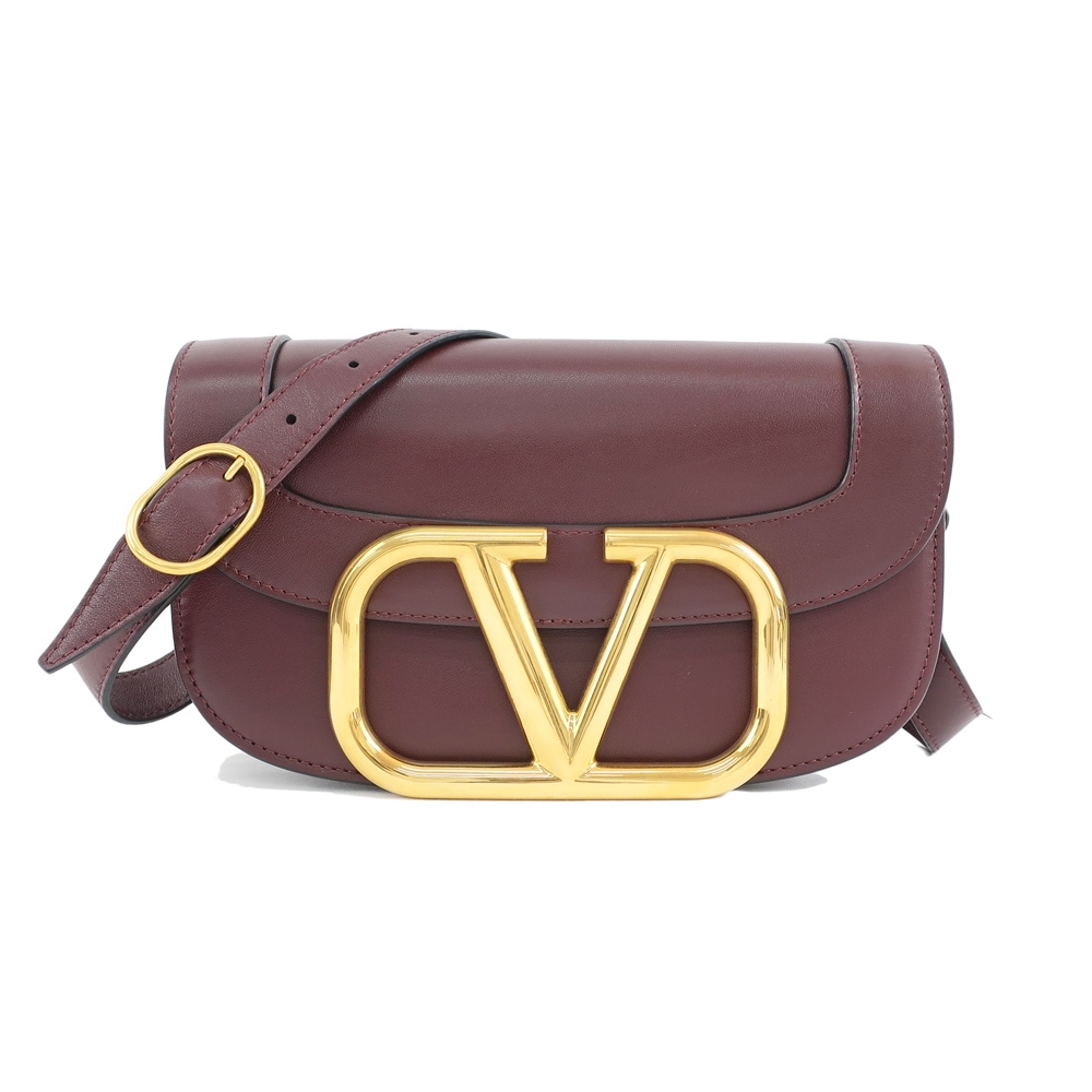 ��ŷ��ۡڥ�����ۡ�VALENTINO�ۥ������ƥ��� �����ѡ�Vee �������ܥǥ� ���������Хå� �쥶�� �ܥ�ɡ� ���㿧 �Х����� ��ǥ���������š�