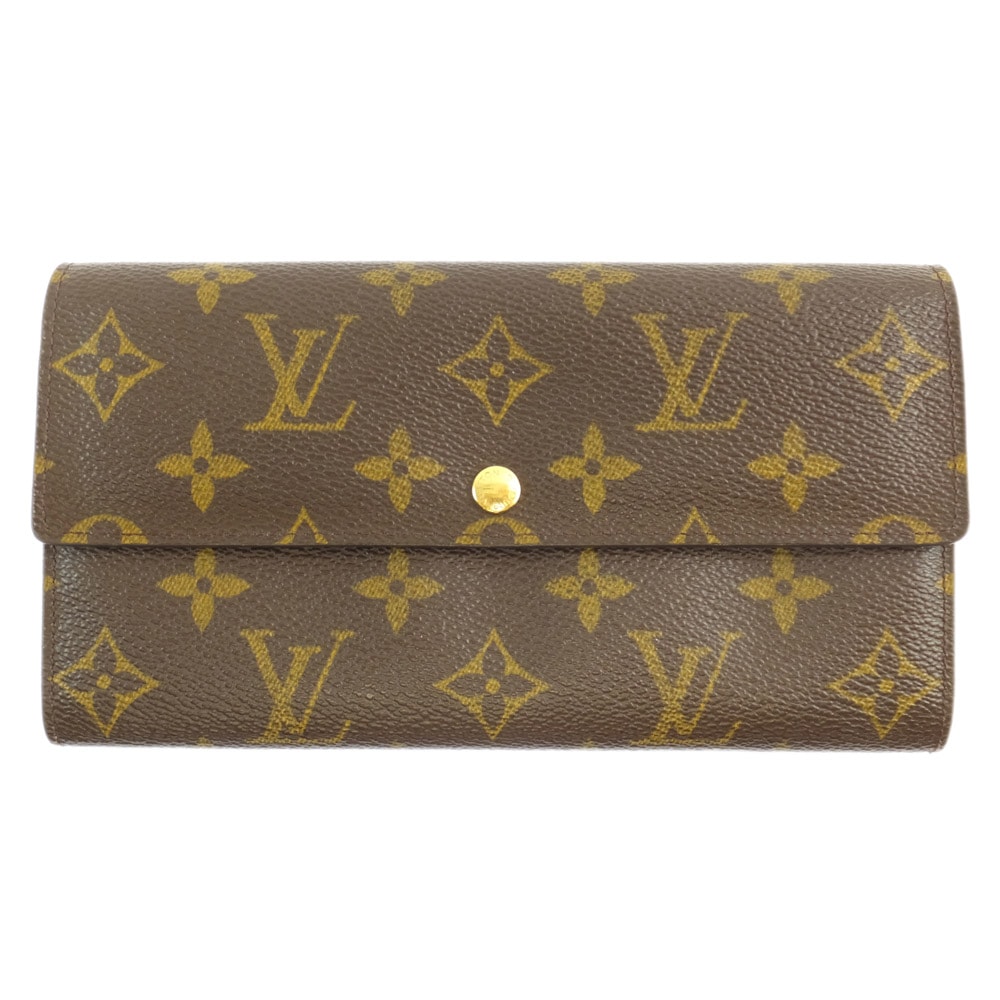 天白】【LOUIS VUITTON】ルイヴィトン ポルトモネカルトクレディ 長