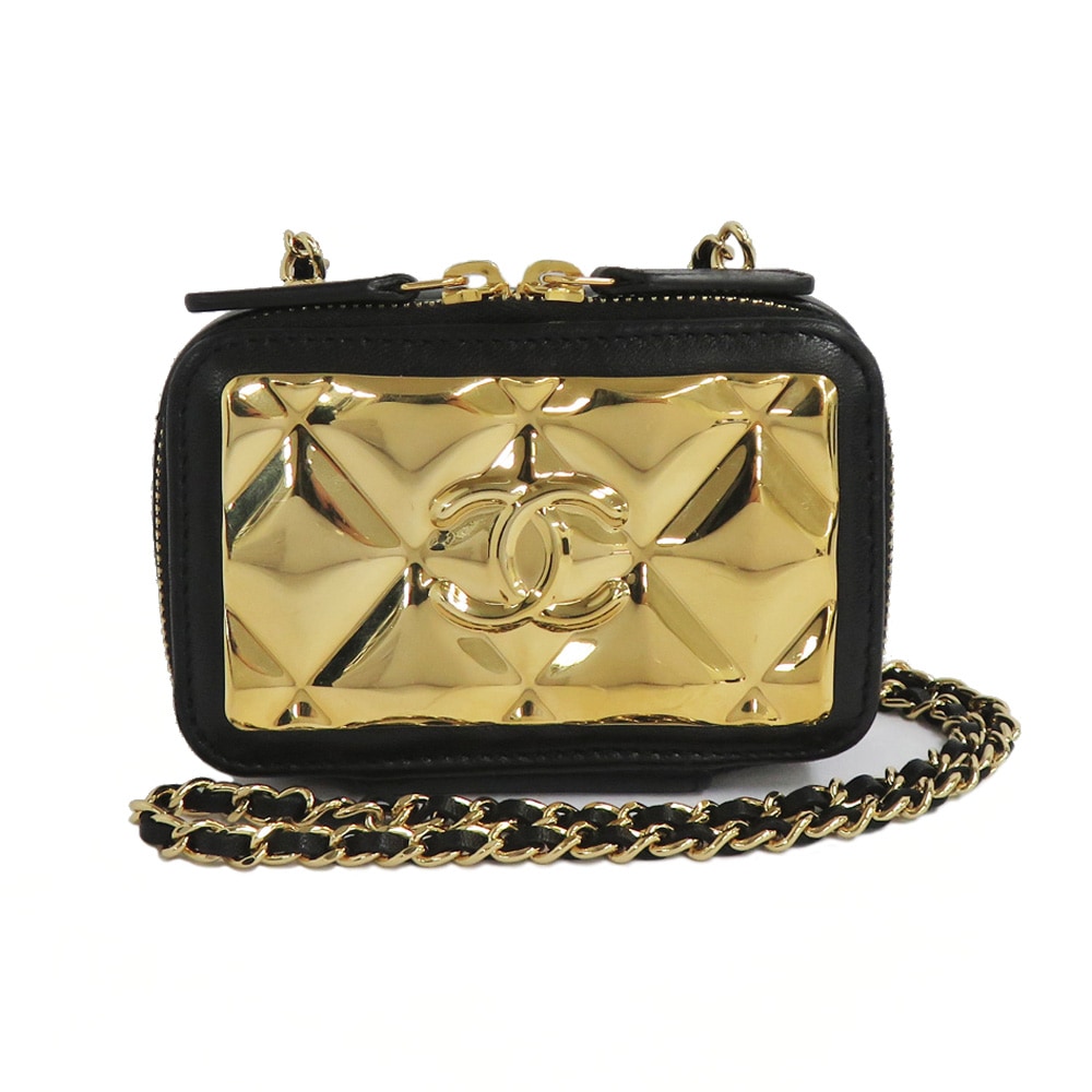 *新作/2wayで使える*【CHANEL】ラウンドジップヴァニティケース 25C バニティ♡】CHANEL ロングヴァニティケース (CHANEL