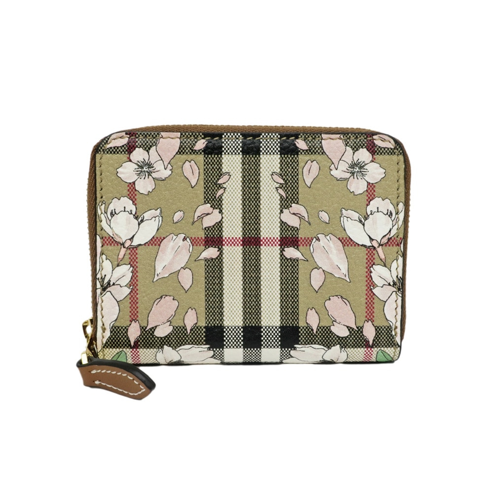 名東】【BURBERRY】バーバリー ラウンドファスナーコインケース