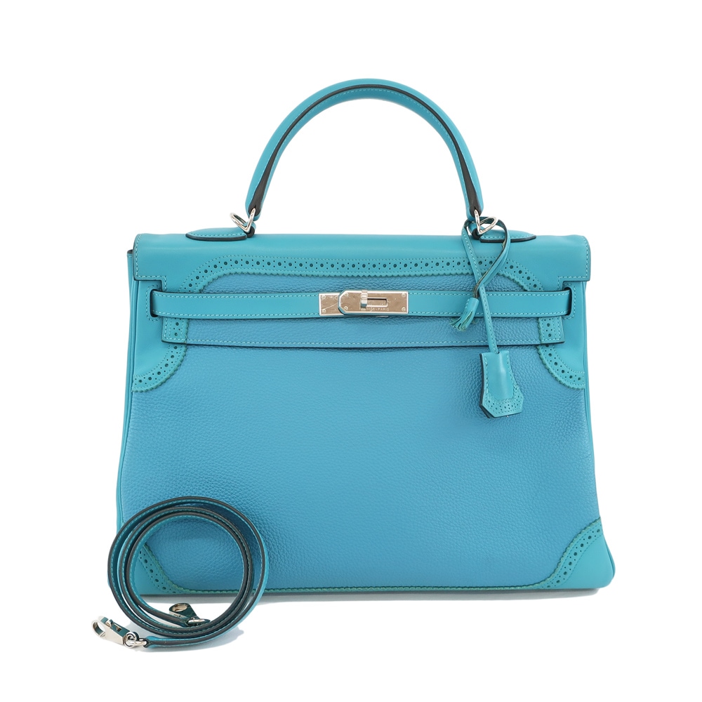 【箱付き美品】HERMES バスティア ケース ターコイズ 箱付き美品】HERMES バスティア ケース ターコイズ HERMES エルメス
