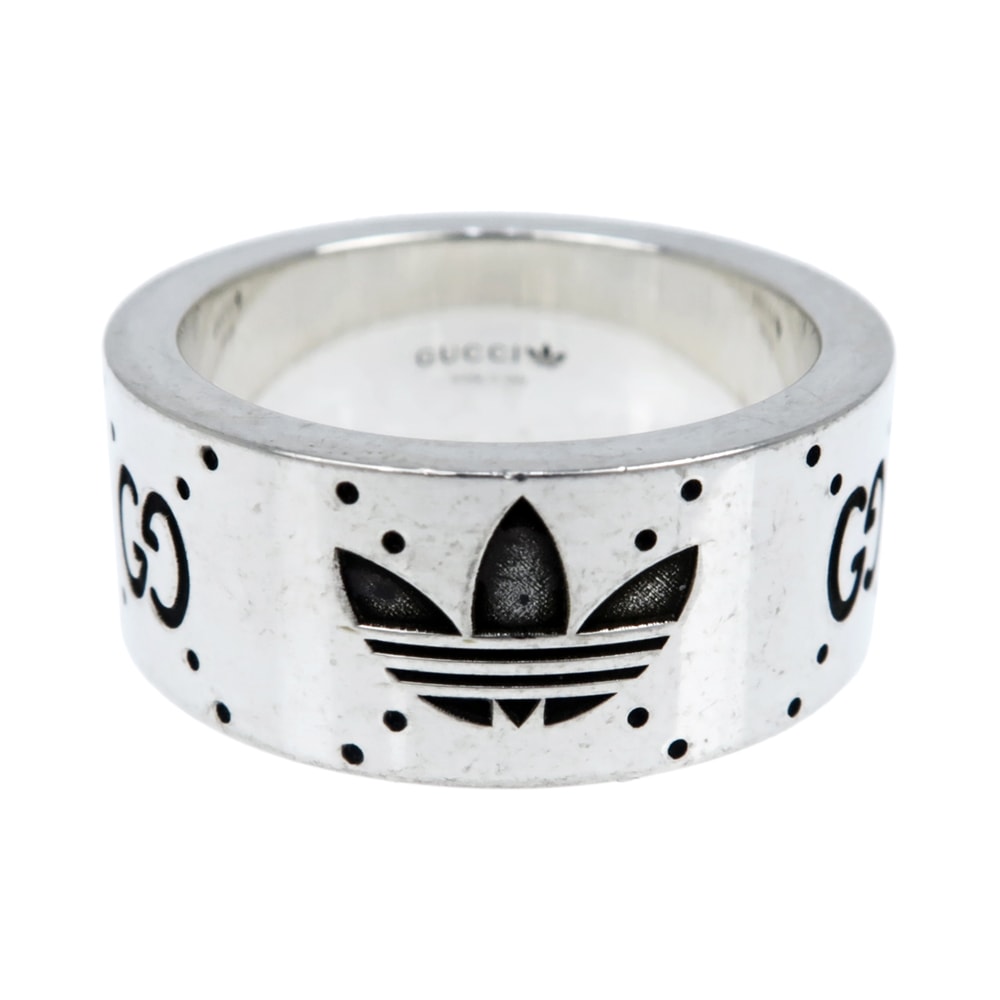 名東】【GUCCI】グッチ アディダス コラボ リング エングレービング
