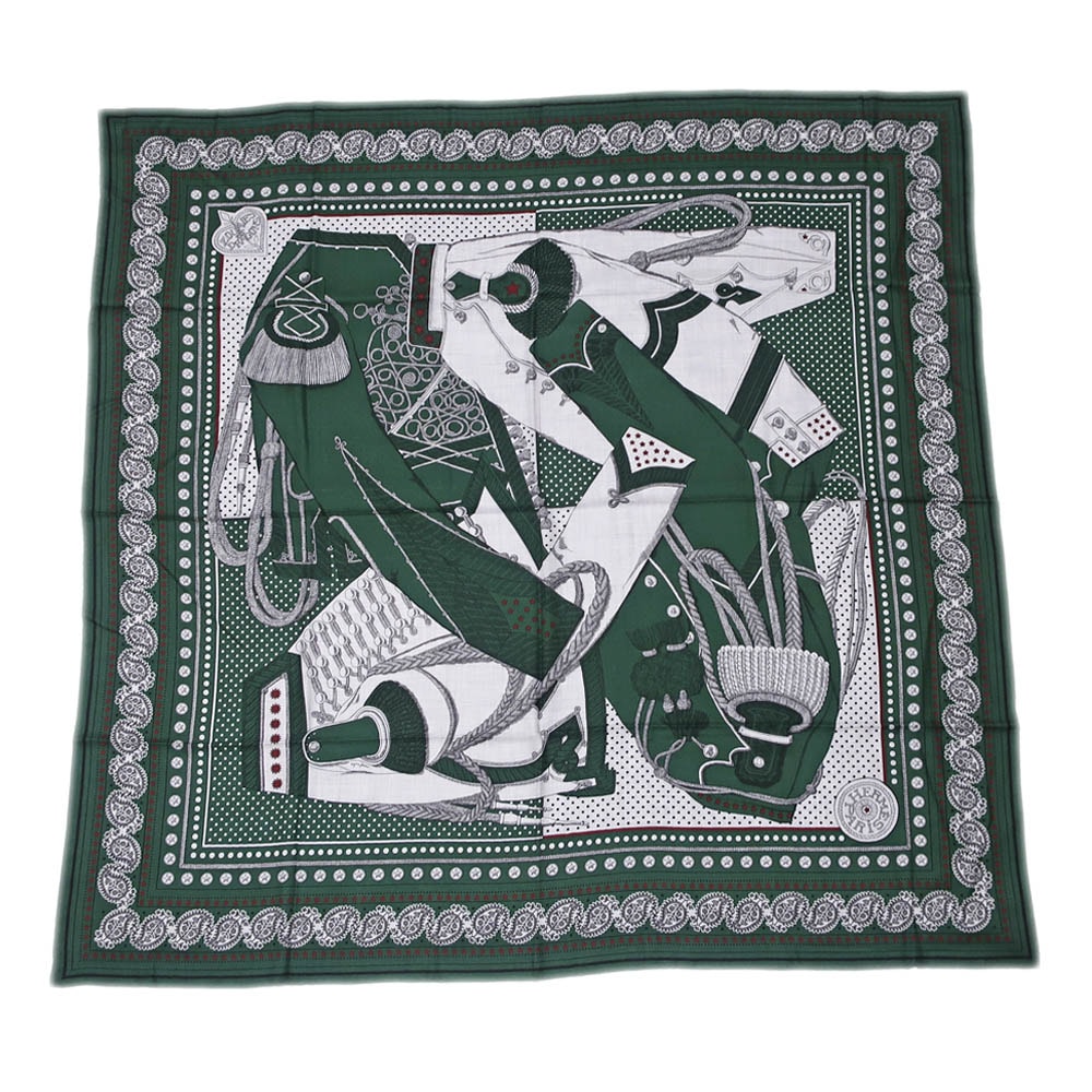新春SALE】【名東】【HERMES】エルメス カレ140 スカーフ Zouaves et