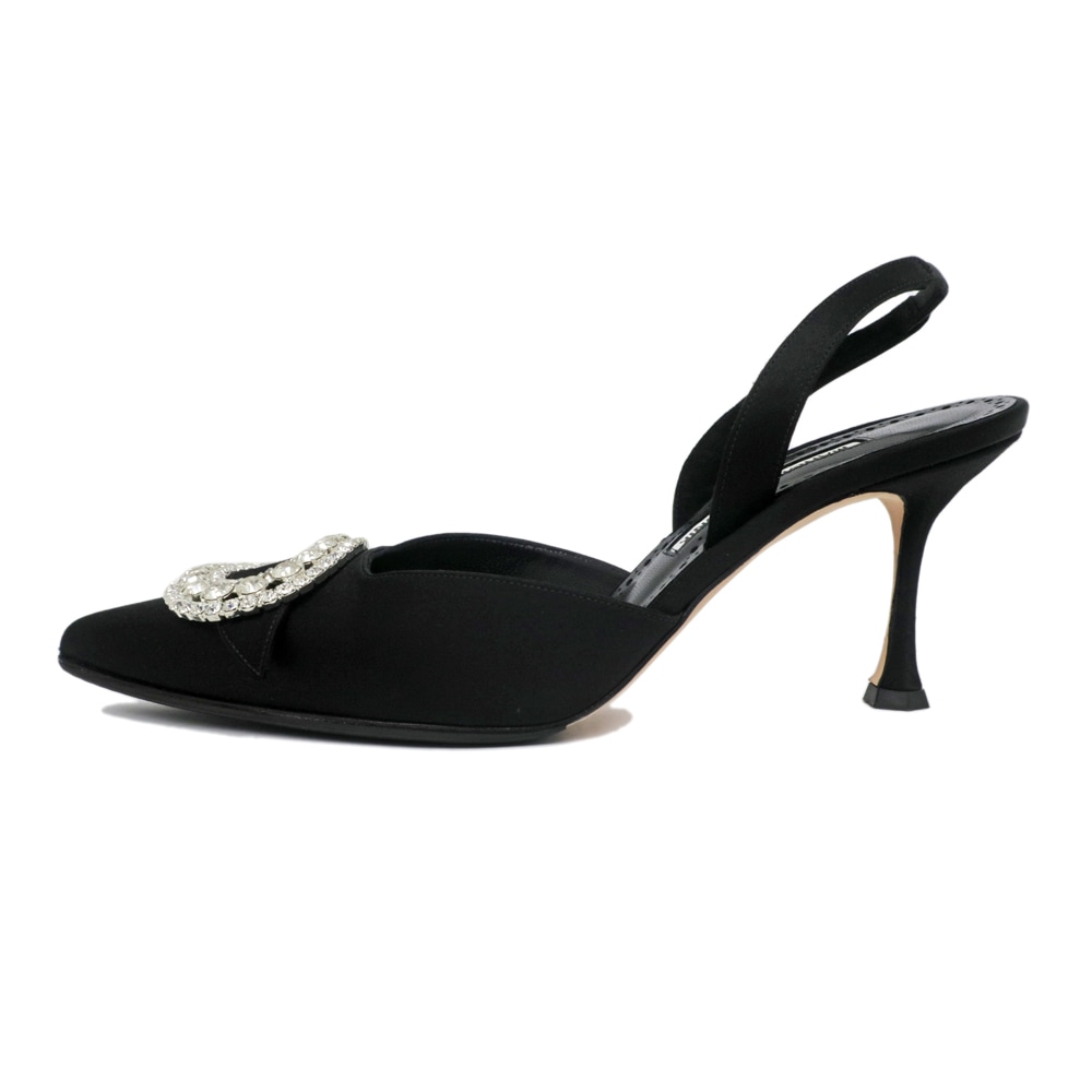 ※訳あり　マノロブラニク　MANOLO BLAHNIK ブラックパンプス 名東】【MANOLO BLAHNIK】マノロ ブラニク パンプス FIBOSLAC 70