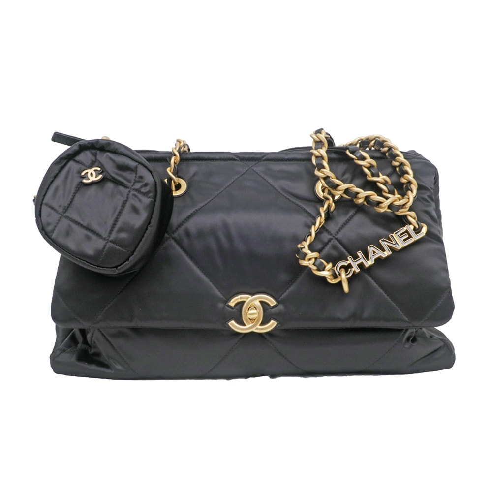 名東】【CHANEL】シャネル ラージボーリング ハンドバッグ