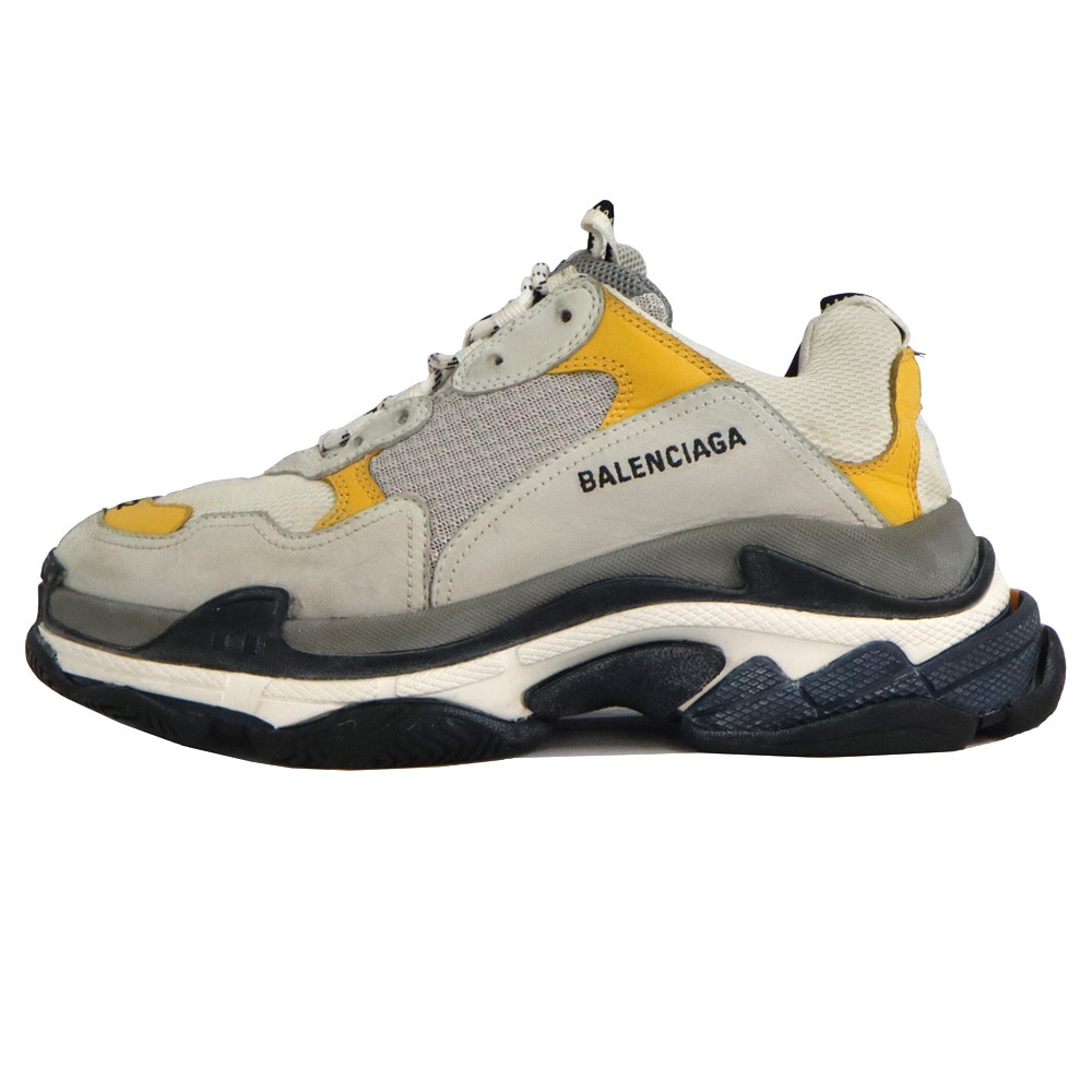 �ڿ���SALE�ۡ�̾�Ų��ۡ�BALENCIAGA�ۥХ�󥷥��� �ȥ�ץ�S ���ץ�å� ���ˡ����� ������42 27.5cm �ޥ�����顼 ��󥺥��塼������š�