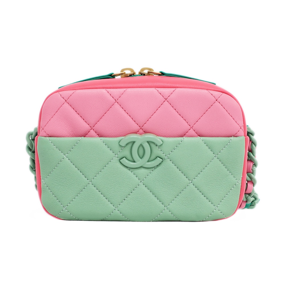 ☆カラーが素敵☆シャネル カメラバッグ 天白】【還元セール】【CHANEL】シャネル カメラバッグ