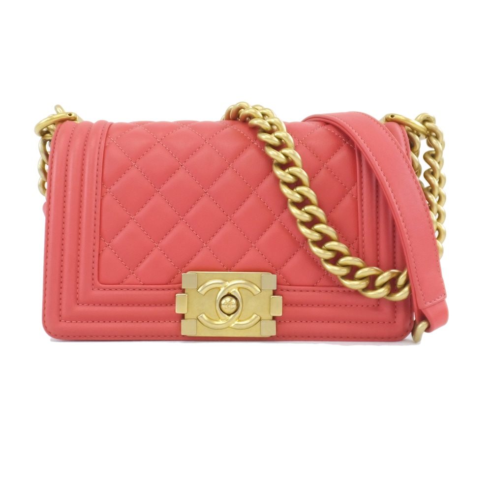天白】【セール】【CHANEL】シャネル ボーイシャネル 20 ピンク