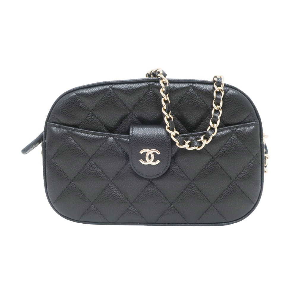 名東】【CHANEL】シャネル チェーンショルダーポーチバッグ