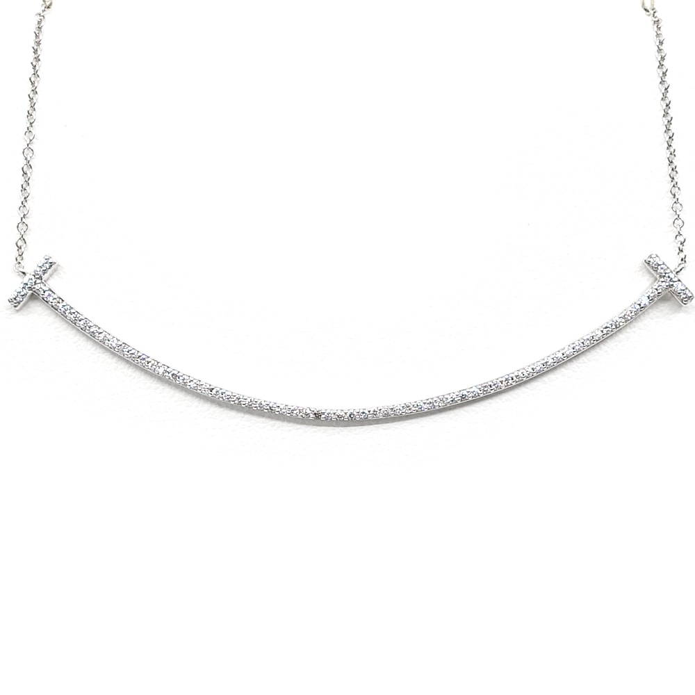 ڱɡۡTIFFANYۥƥեˡ K18WG Tޥ  顼 ͥå쥹 750WG ۥ磻ȥ 奨꡼ ǥ ڥȡš