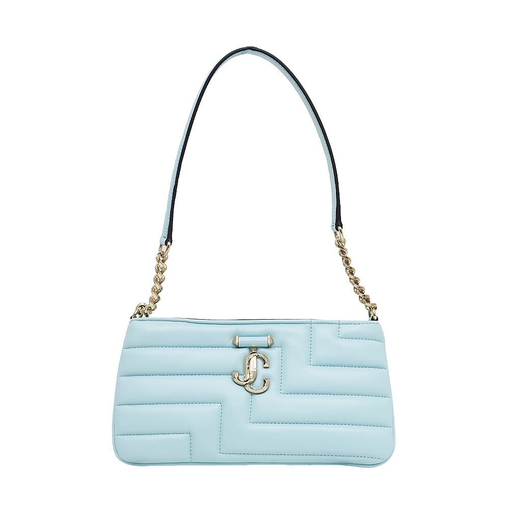 Jimmy Choo 水色スエード パーティーバッグ Jimmy Choo 水色スエード パーティーバッグ Jimmy Choo 水色