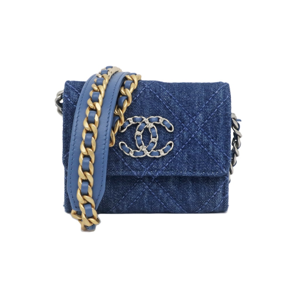 CHANEL シャネル　キーケース　デニム CHANEL シャネル キーケース デニム