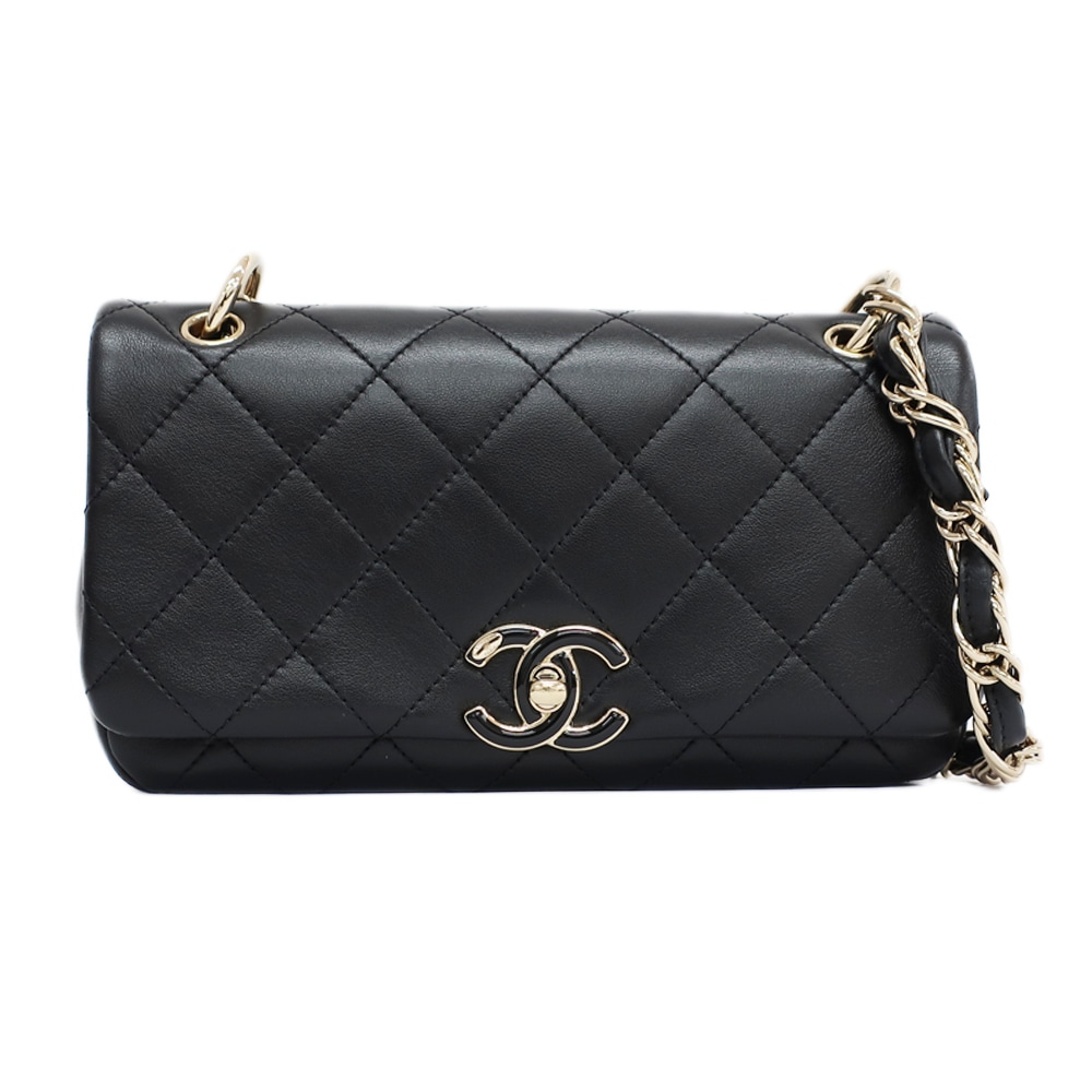 天白】【CHANEL】シャネル ミニフラップ チェーンショルダーバッグ
