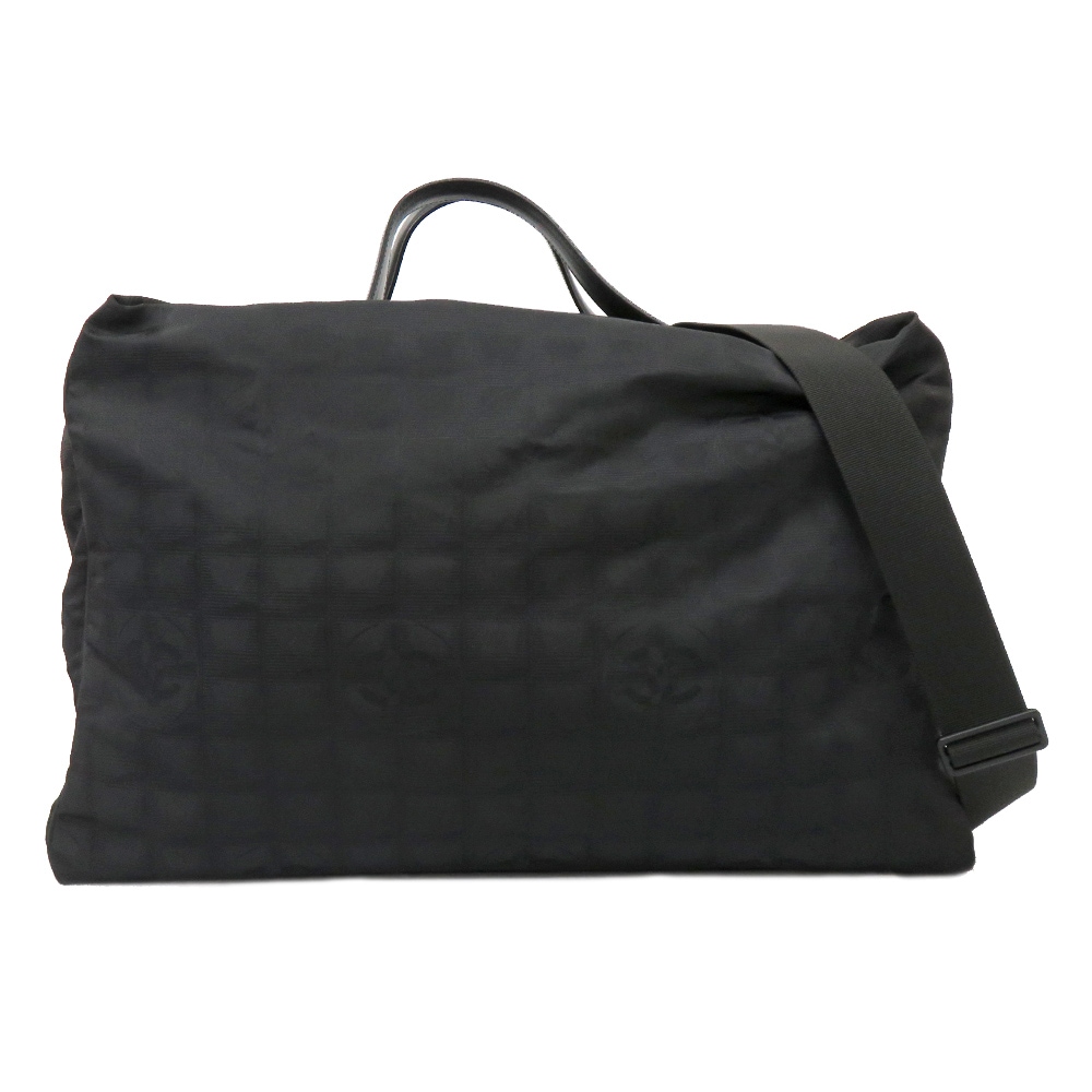 【美品】CHANEL 旧トラベルライン ボストンバッグ 大容量 旅行 黒 出張 CHANEL - CHANEL シャネル 旧トラベルライン ボストンバッグ