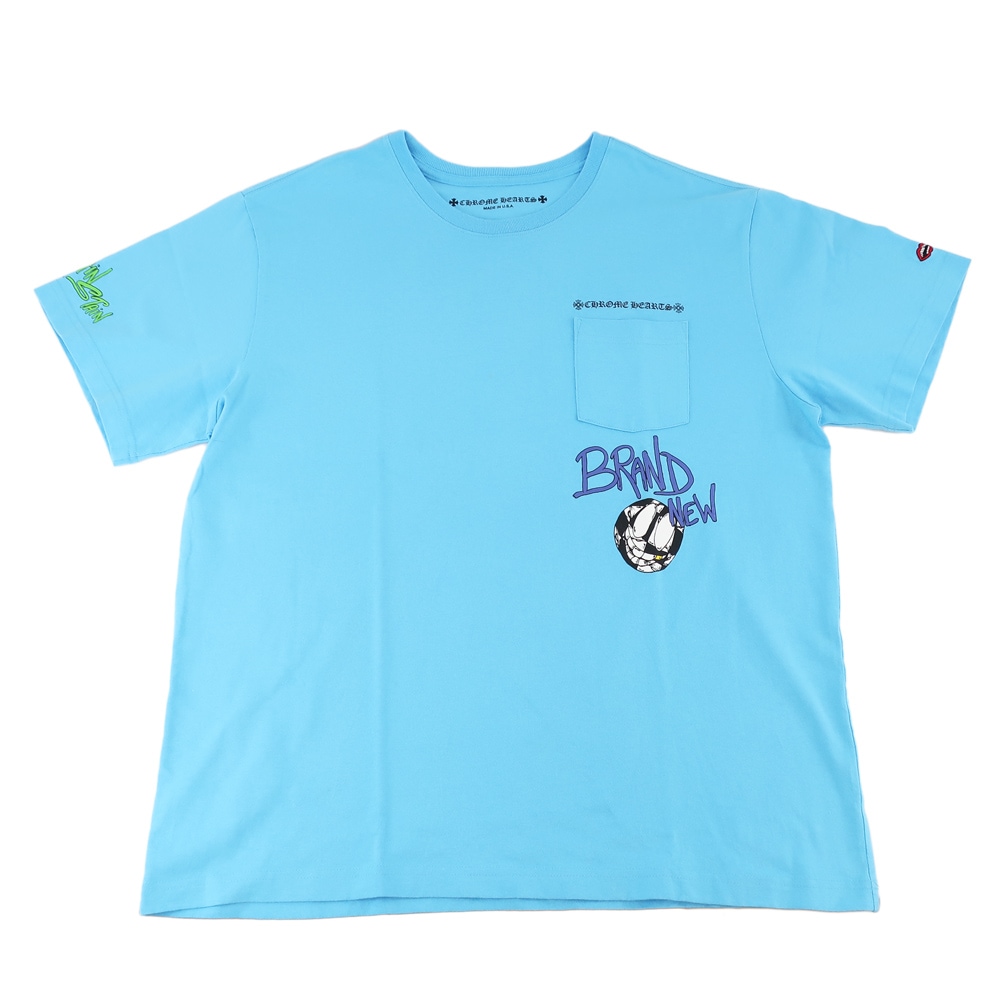 MAHIRO クロムハーツマッティボーイ Tシャツ M ブルー✨ 天白】【CHROME HEARTS】クロムハーツ マッティ Tシャツ MATTY