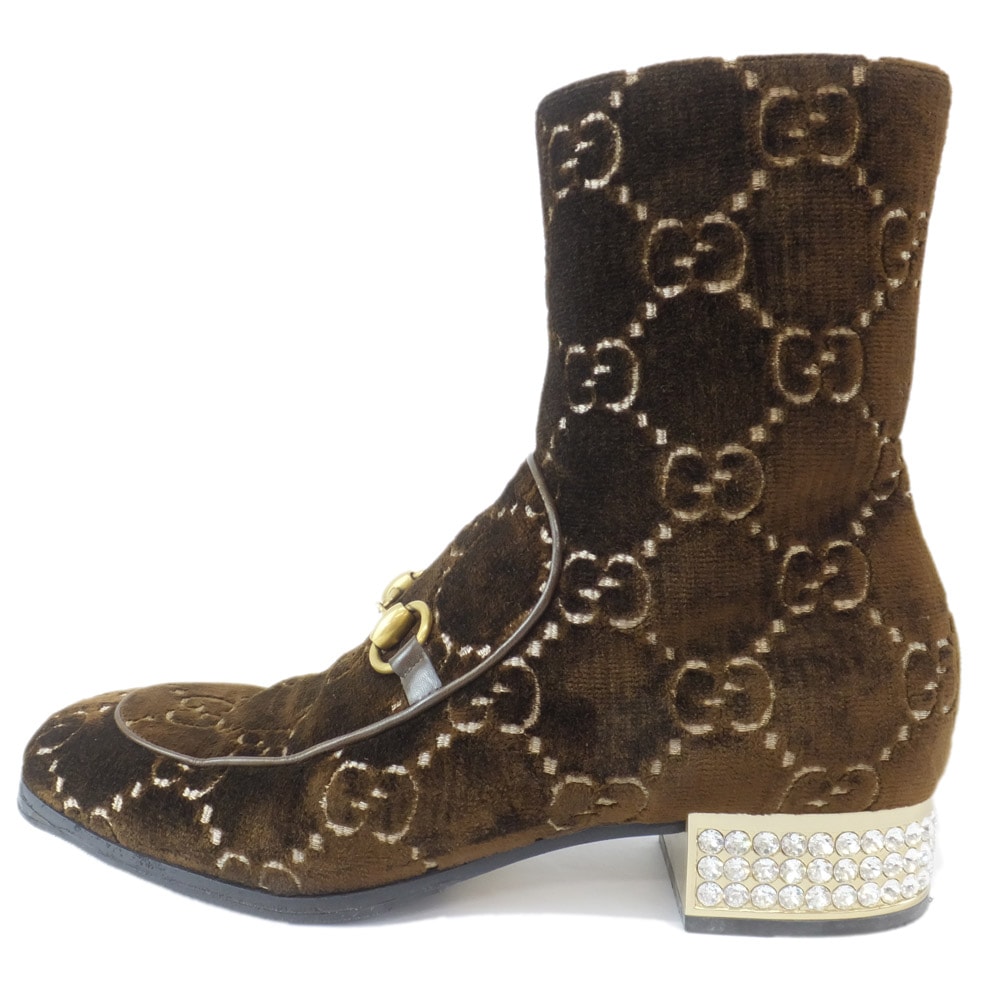 ŷۡGUCCIۥå 硼ȥ֡ ٥ ֥饦 ɶ 38.5ɽ 25.5cm 쥶 饤󥹥ȡ ǥ š