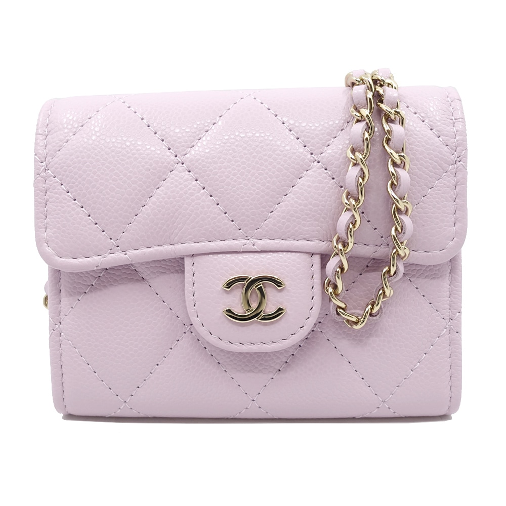 栄】【CHANEL】シャネル クラシックチェーンクラッチ AP0238 キャビア
