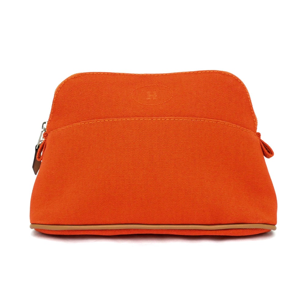 名東】【HERMES】エルメス ボリードポーチ ミニ オレンジ系