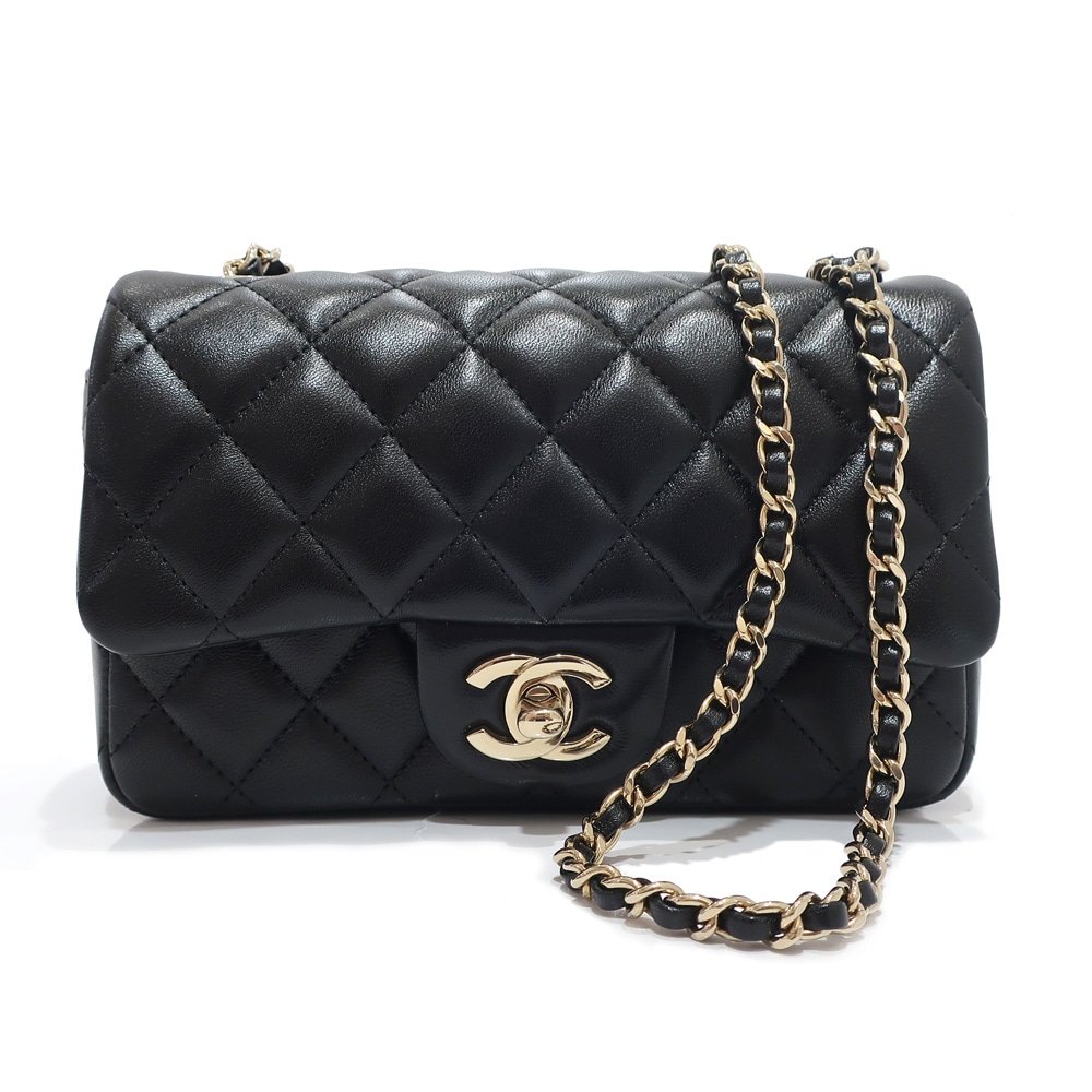 【シャネル】25P クラシック ミニマトラッセバッグゴールド金具 栄】【CHANEL】シャネル ミニクラシックバッグ ミニマトラッセ17