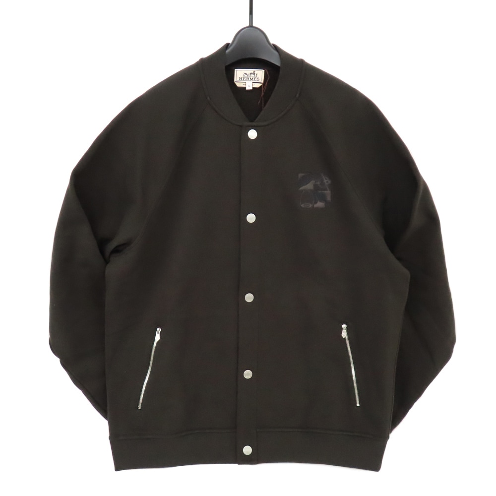美品　HERMES エルメス　レザー　リネン　ジャケット　肉巻きボタン　ブルゾン HERMES（レザージャケット）のフリマアイテム一覧