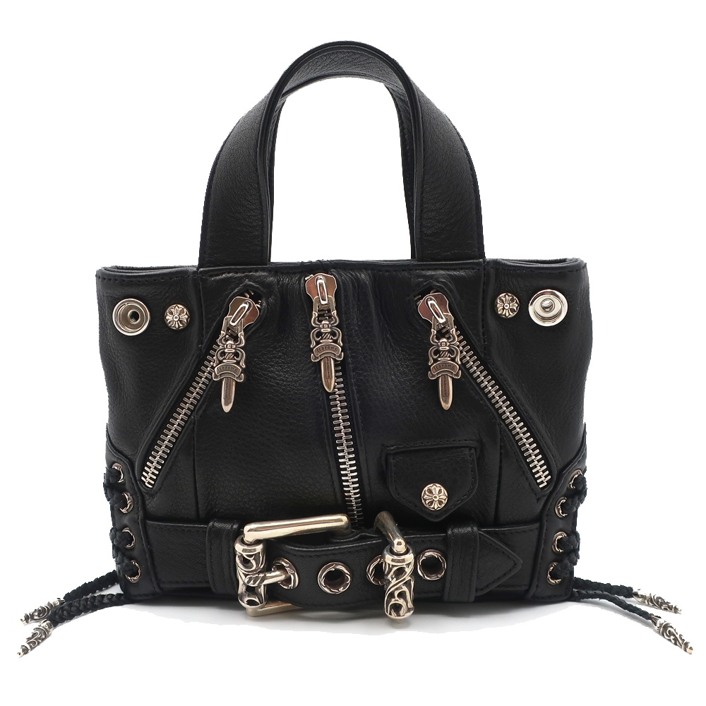 天白】【CHROME HEARTS】クロムハーツ ハンドバッグ JJディーン ミニ