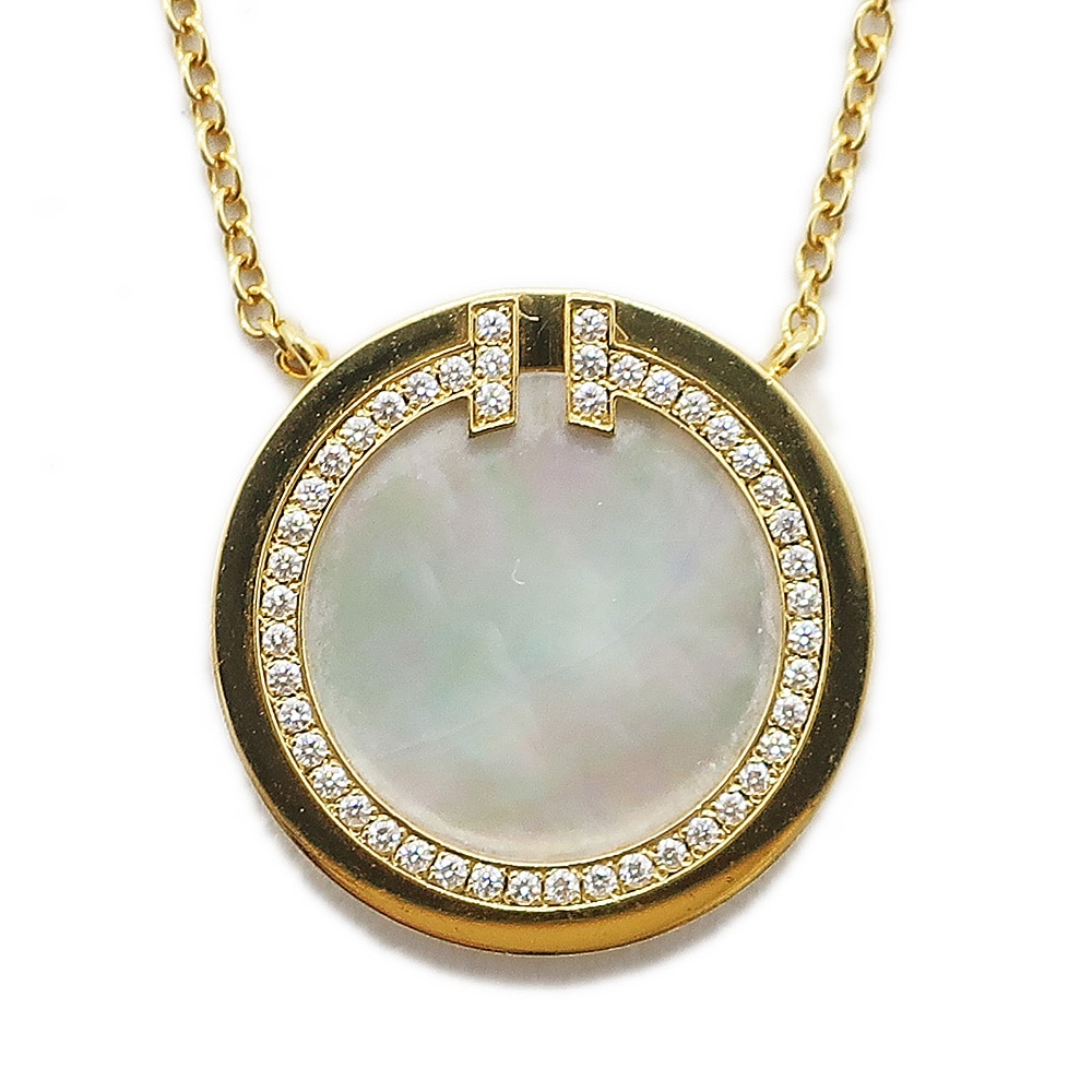 ��ŷ��ۡ�TIFFANY�ۥƥ��ե��ˡ� T�������� �ڥ����� 750YG �ޥ������֥ѡ��� ������ �ͥå��쥹 K18 ��������������� ������ ���奨�꡼ 64026836����š�