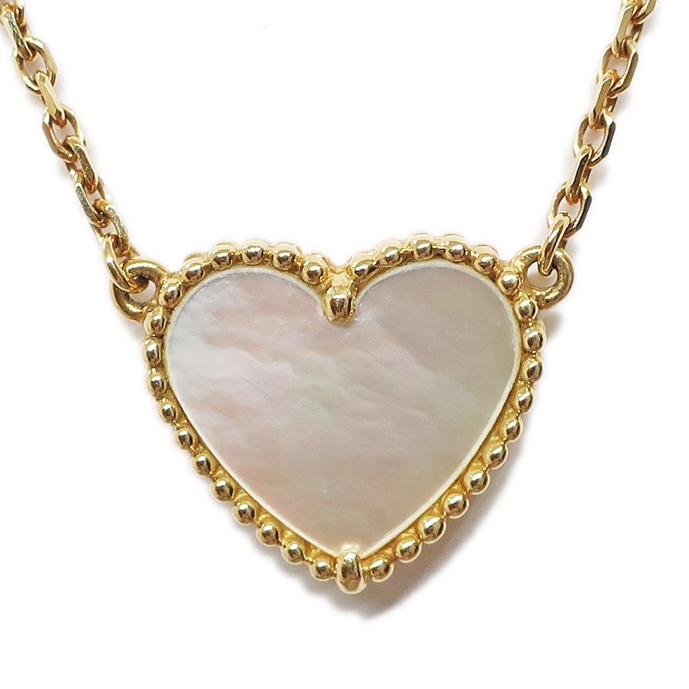 ��ŷ��ۡڥ�����ۡ�VAN CLEEF&ARPELS�ۥ����󥯥꡼�ա������ڥ� ��å�������ϥ�֥� �ͥå��쥹 750YG �ޥ������֥ѡ��� ���奨�꡼ K18 ��������������� �ϡ��ȡ���š�