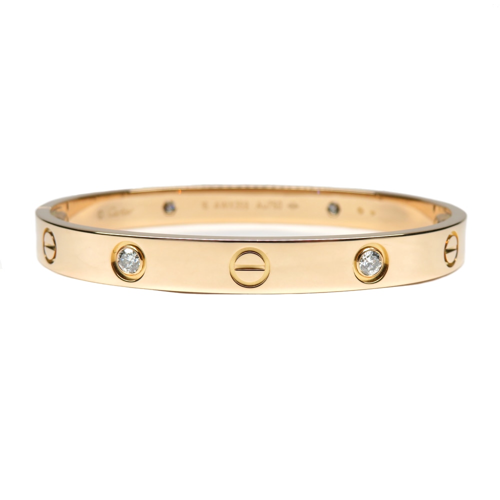 ��̾�Ų��ۡڥ�����ۡ�CARTIER�ۥ���ƥ��� �֥쥹��å� ��֥֥쥹 �Х󥰥� �ϡ��ե�������� 4PD LOVE #16 K18PG 750 B6035916 �ԥ󥯥������ ��������� ���奨�꡼ ���������꡼ ��ǥ����� ��� ���ʡ���š�