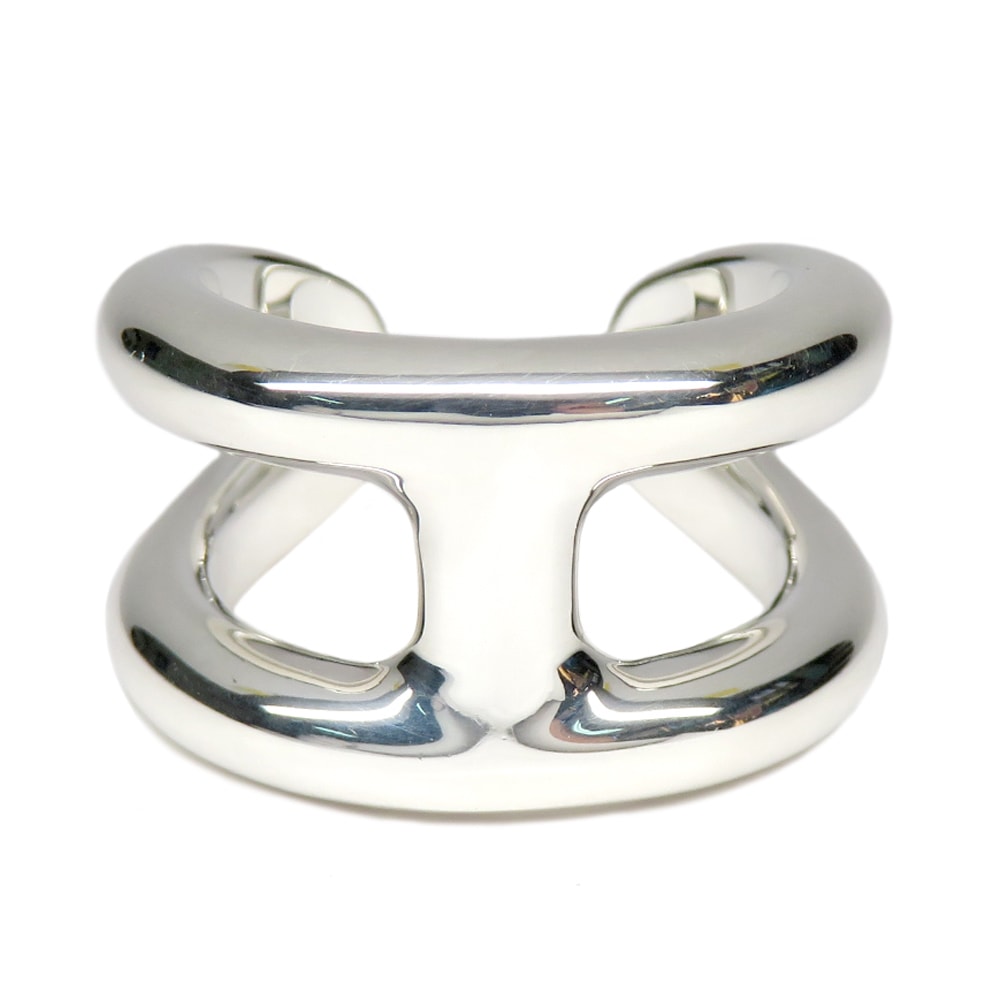 名古屋】【HERMES】エルメス リング オスモズPM #52 12号 Ag925 H型