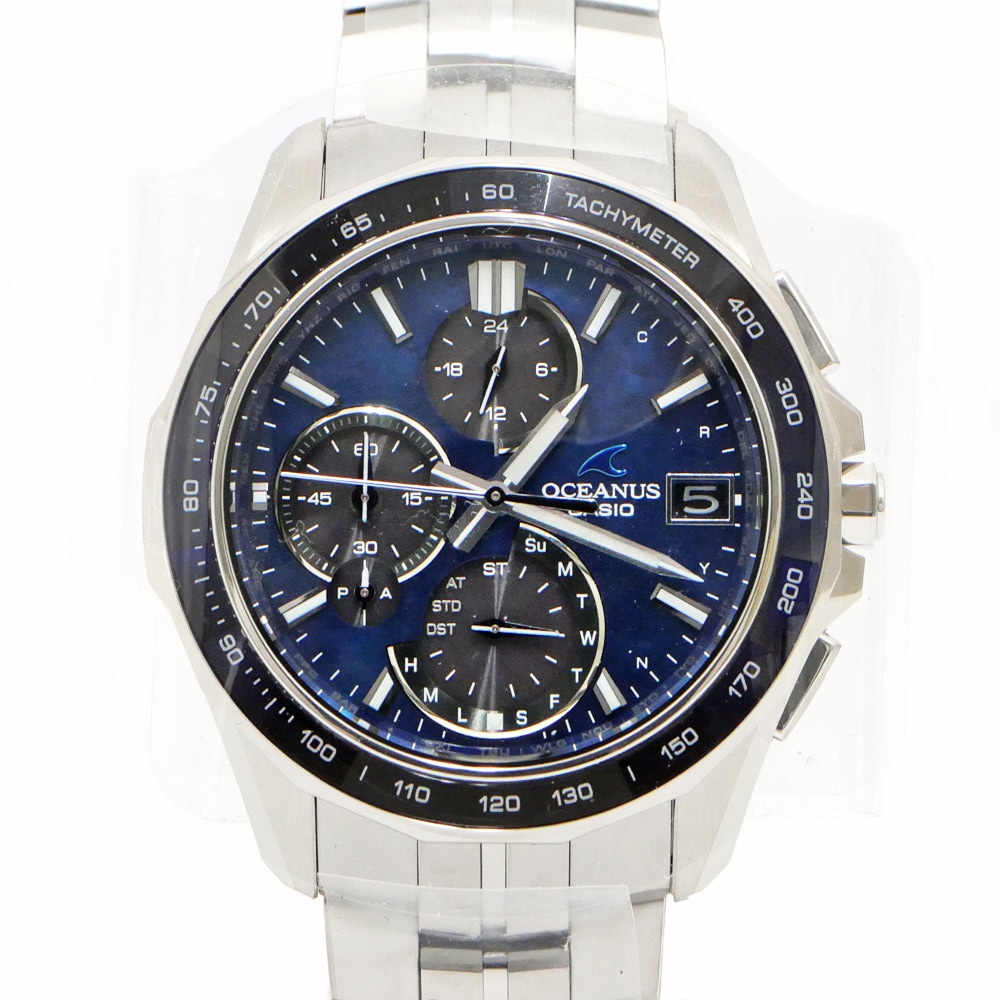 ̾ۡCASIOۥ OCEANUS Manta ʥ20ǯǰǥ 1200ܸ OCW-S7000BV-2AJR ʥ ޥ  ֥롼 ʥ ȥ顼   ӻסڿʡ̤ۡѡۡš