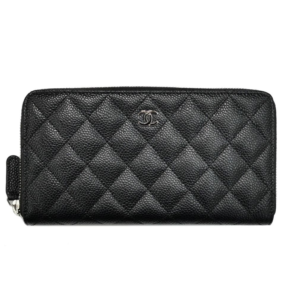 ��̾��ۡ�CHANEL�ۥ���ͥ� �ޥȥ�å� �饦��ɥե����ʡ� Ĺ���� A50097 �� �֥�å� ����С���� ����ӥ������� �쥶�� ��ʪ�����ʡۡ���š�