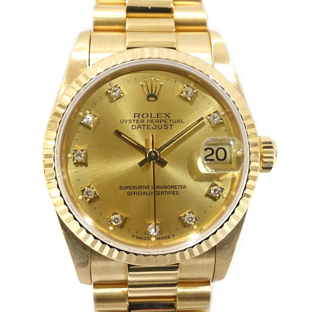 ڱɡۡROLEXۥå ǥȥ㥹 68278G ѥ󥴡 10P ӻ K18  ư ᡼СۡѤ ǥ ܡš