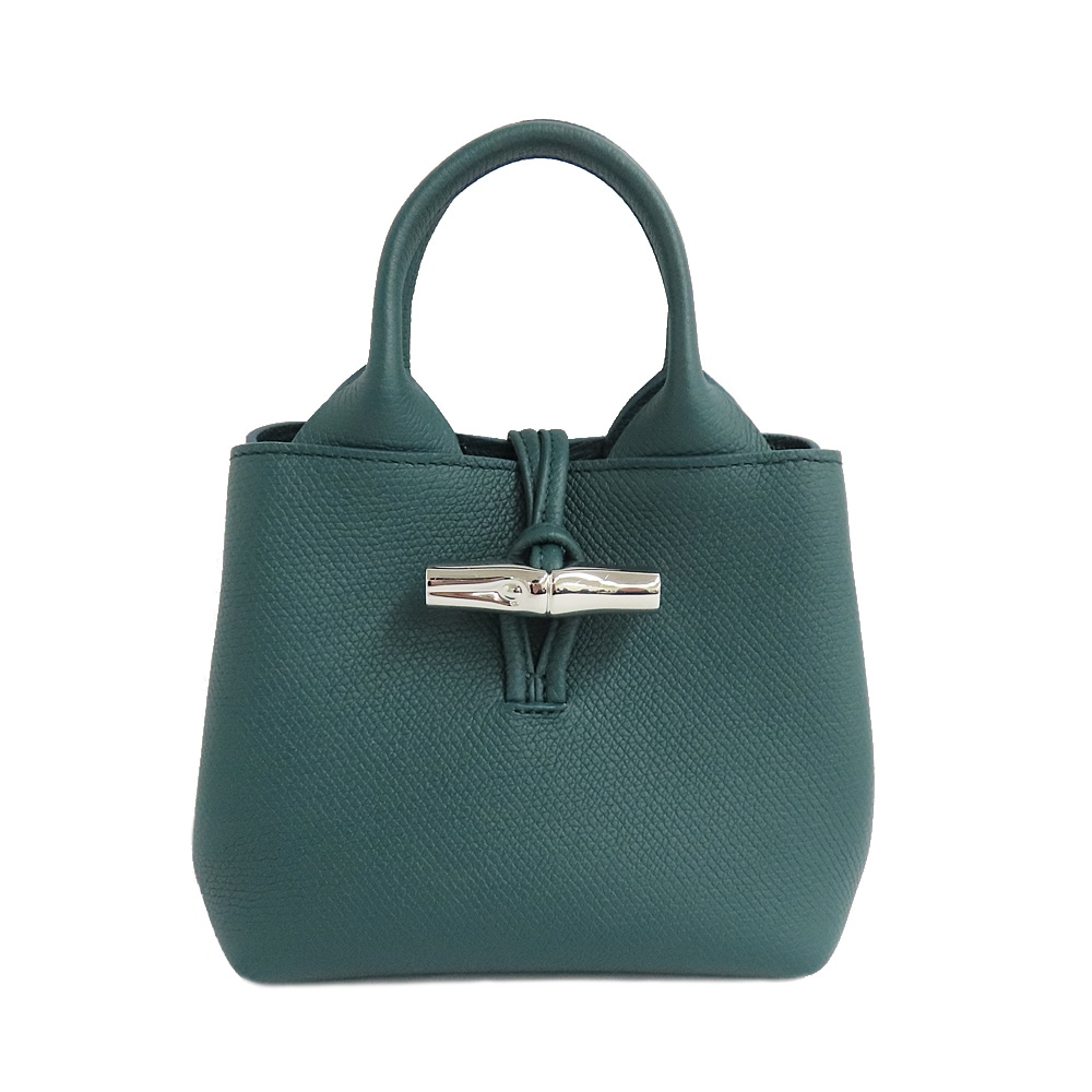 【名古屋】【LONGCHAMP】ロンシャン ル・ロゾ XS トップハンドルバッグ シーダー 10278HFP079 2WAY レディース【中古】