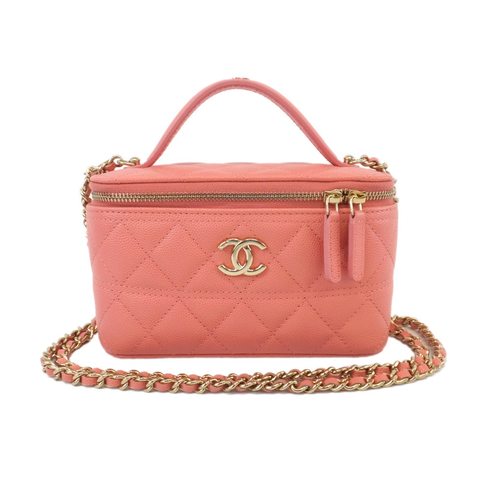 開ける楽しみ、持つ喜び【CHANEL】 バニティケース 楽天市場】CHANEL シャネル バニティバッグ メイクボックス